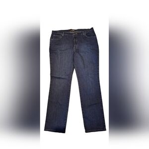 Lee Straight Leg Jeans Misses Sz 18 Long Denim Casual